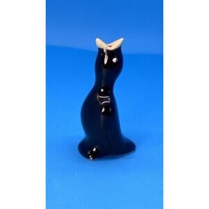 Vintage Style Black Ceramic Pie Bird | Collectible Kitchen Bakeware